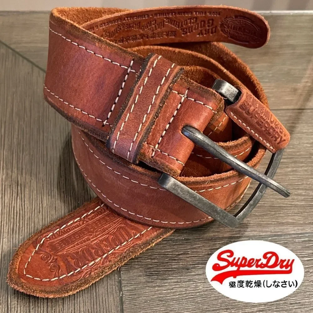 Vintage Style Superdry Western Belt Size Large